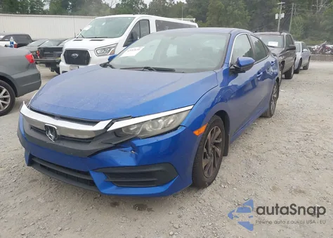 2016 Honda Civic Ex z USA, uszkodzony, nr VIN 19XFC2F78GE075516